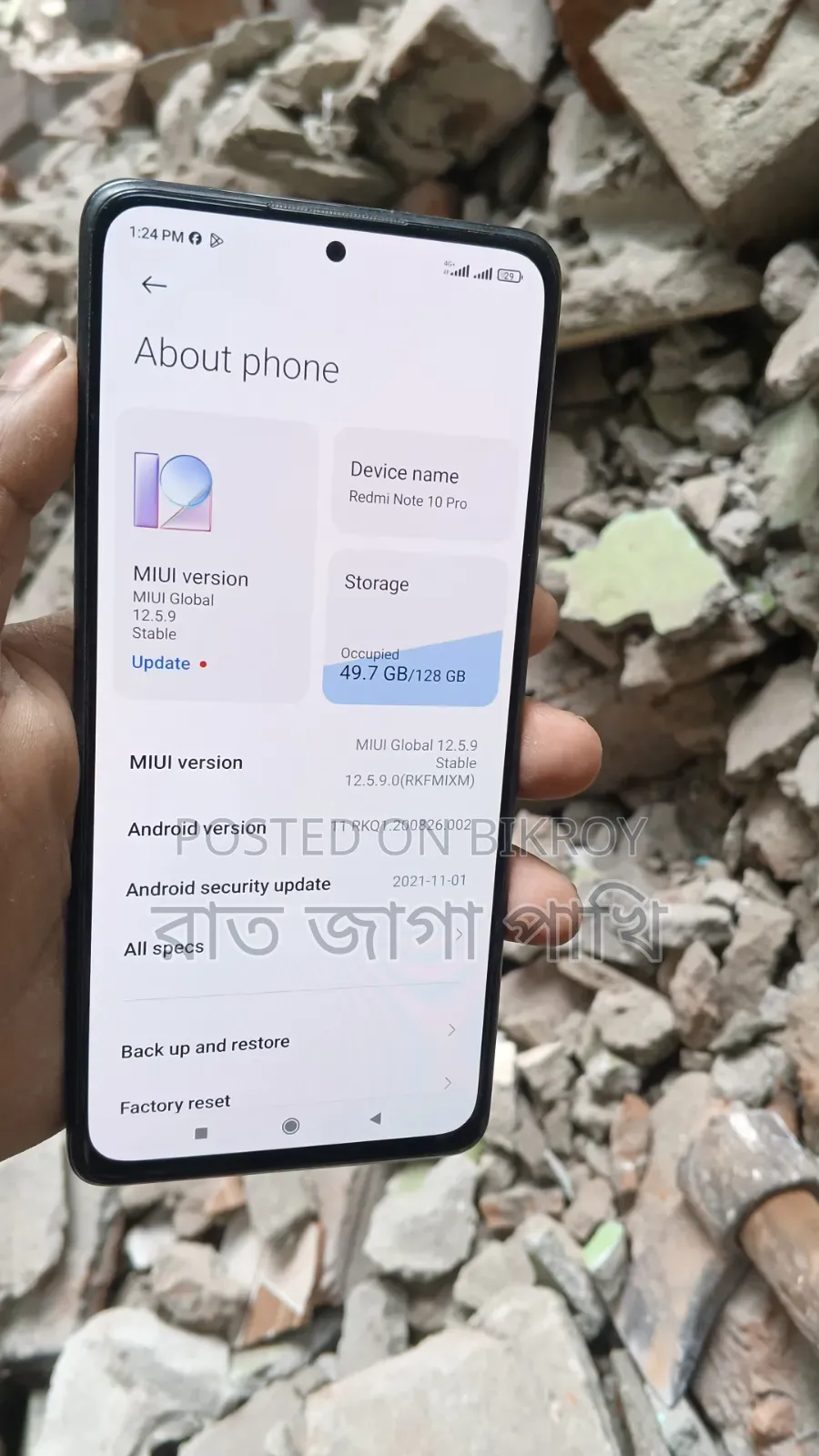 Xiaomi Redmi Note 10 Pro 128 GB Black