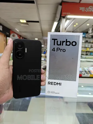 শাওমি রেডমি টার্বো ৪ প্রো ২৫৬ জিবি কালো