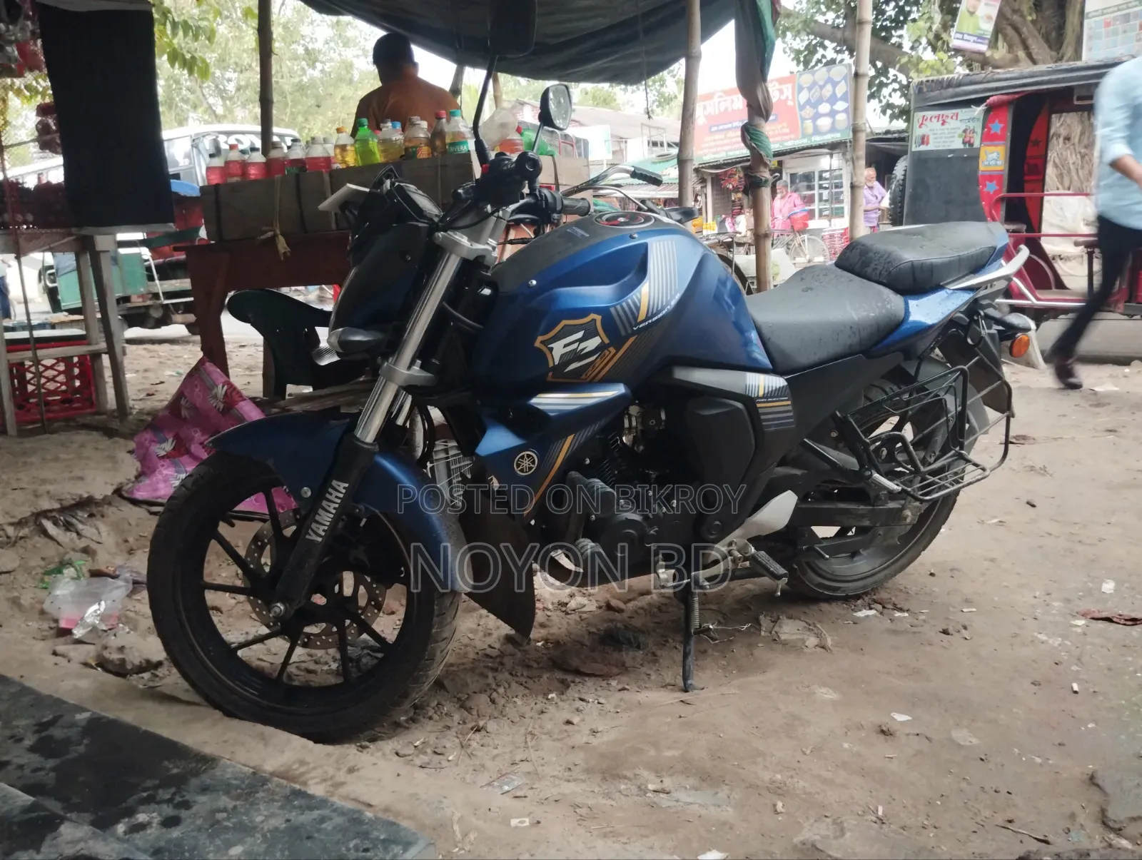 New Yamaha FZS V2 2025 Blue