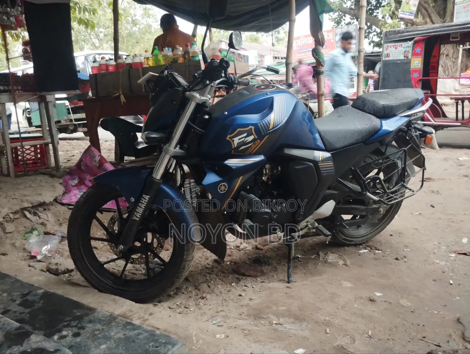 New Yamaha FZS V2 2025 Blue