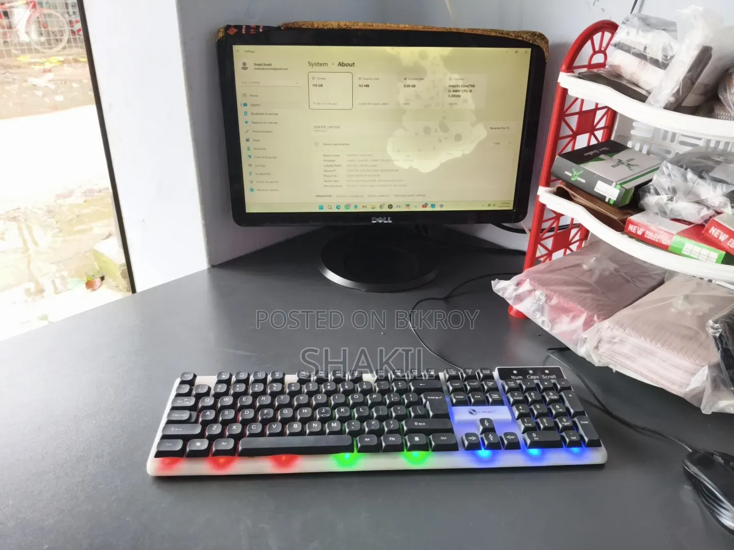 Desktop Computer Gigabyte 8GB Intel Core i5 SSD 128GB