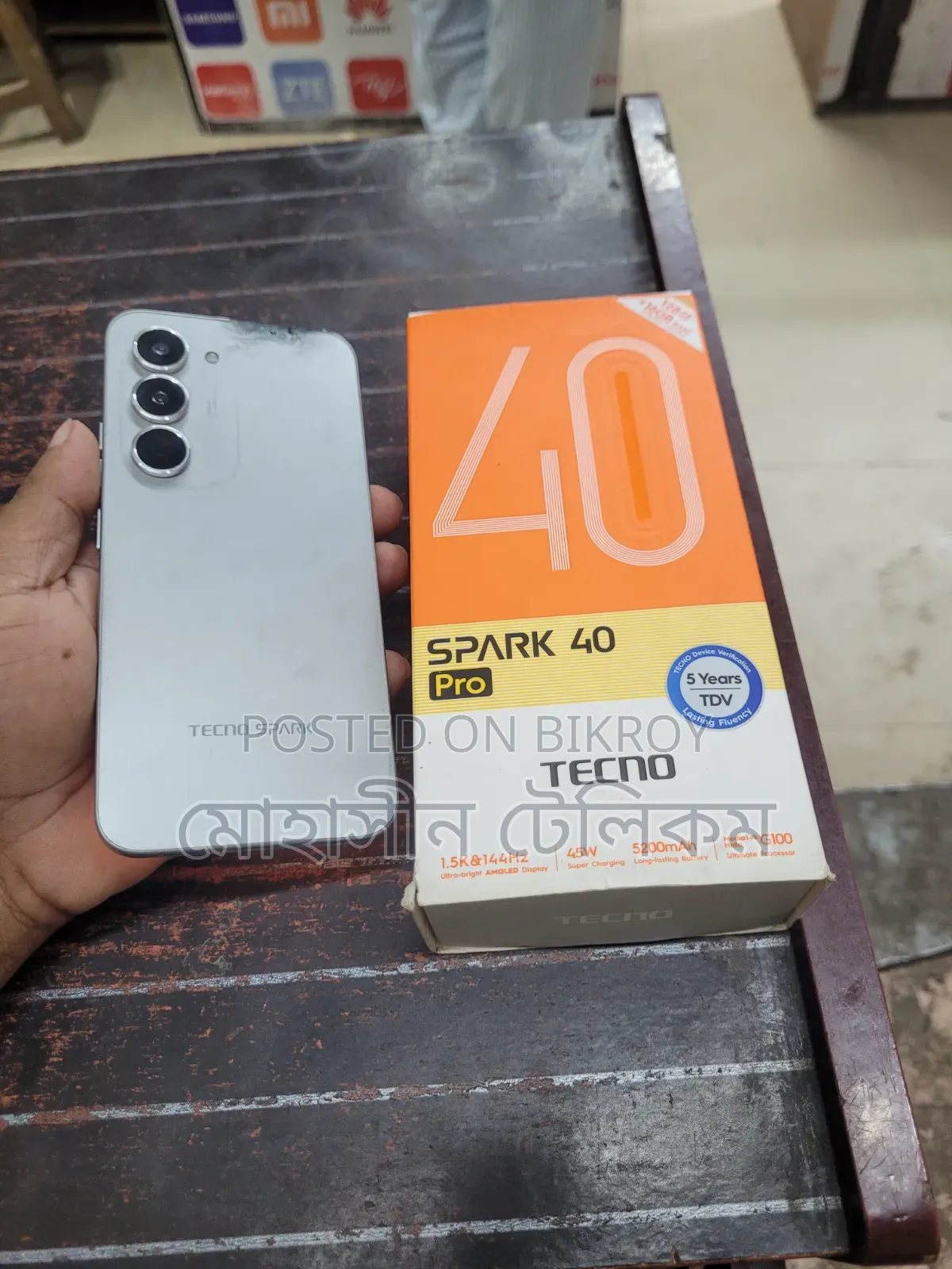Tecno Spark 40 Pro 128 GB White