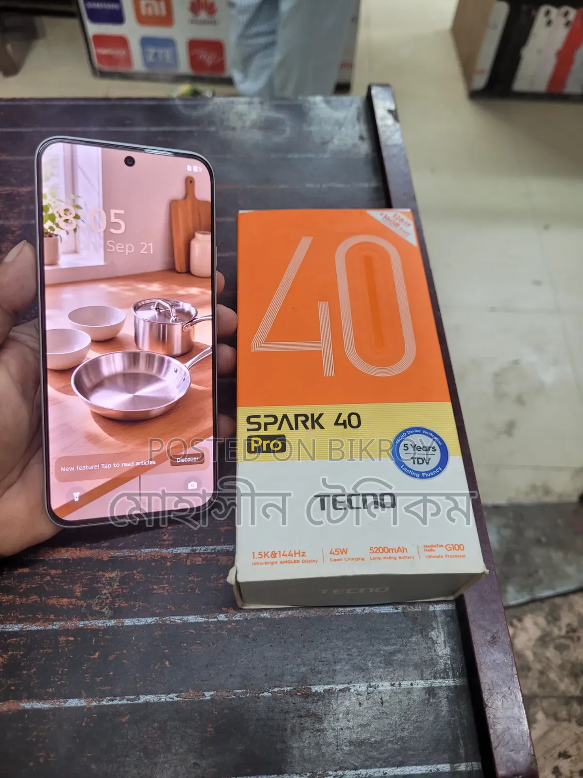 Tecno Spark 40 Pro 128 GB White