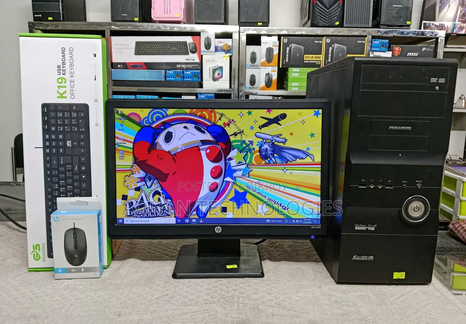 Desktop Computer 4GB Intel Core 2 Duo HDD 500GB