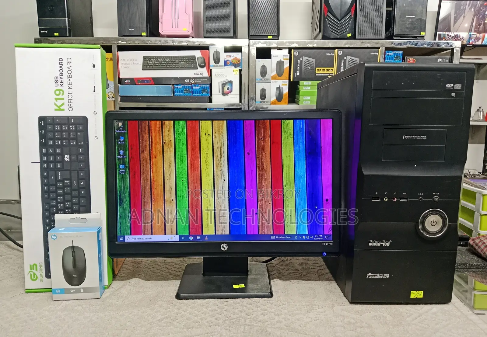 Desktop Computer 4GB Intel Core 2 Duo HDD 500GB