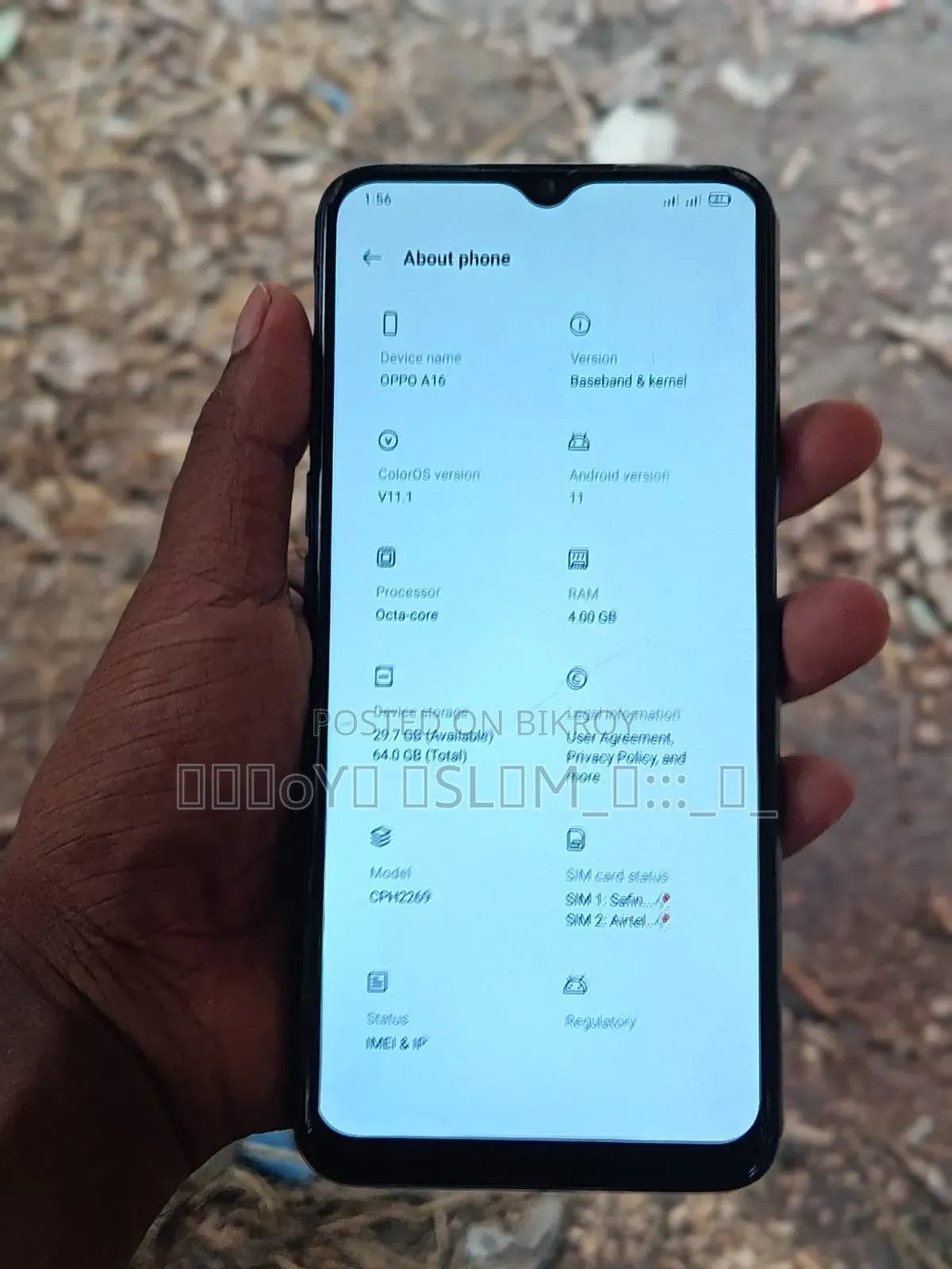 Oppo A16 64 GB White