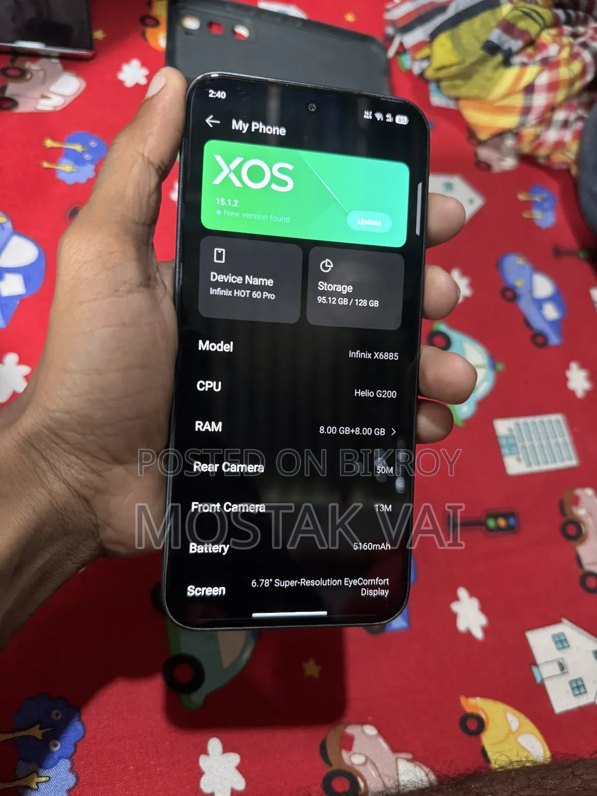 Infinix Hot 60 Pro 128 GB Black