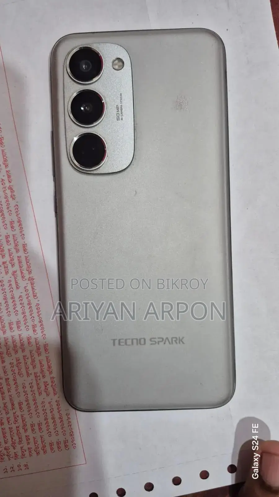 New Tecno Spark 40 Pro 256 GB Silver