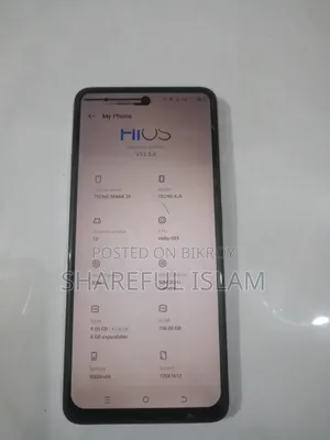 Tecno Spark 20 256 GB Silver