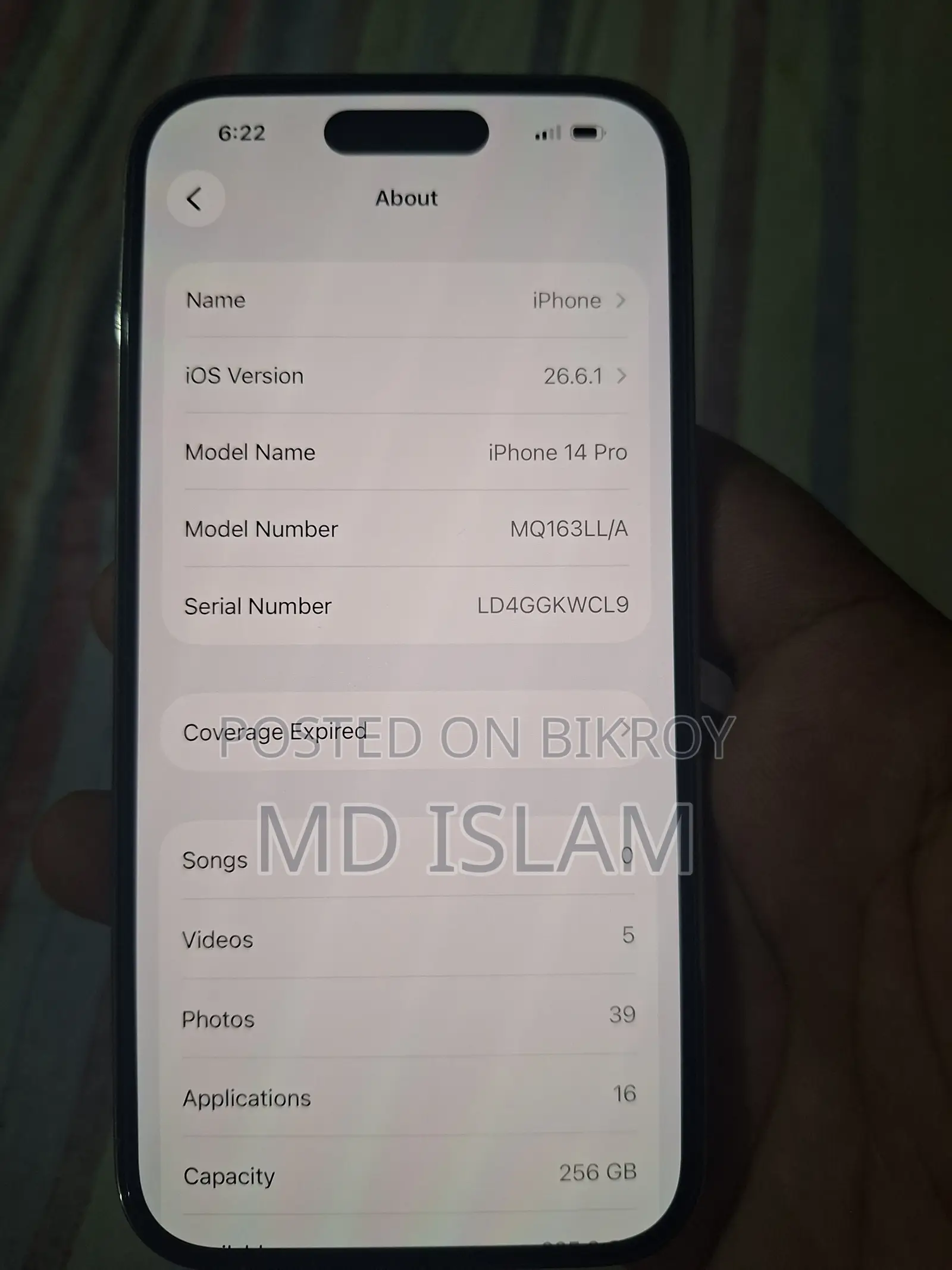 Apple iPhone 14 Pro 256 GB Gold