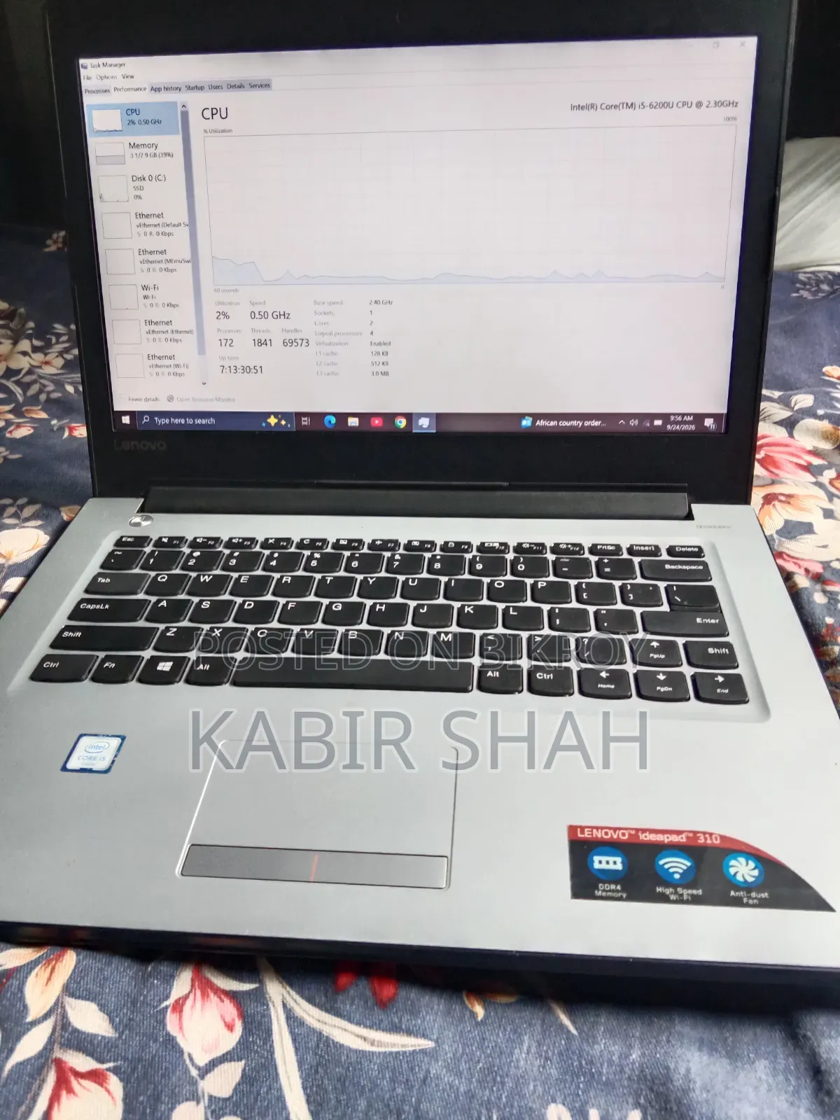 Laptop Lenovo IdeaPad 310 8GB Intel Core i5 SSD 128GB