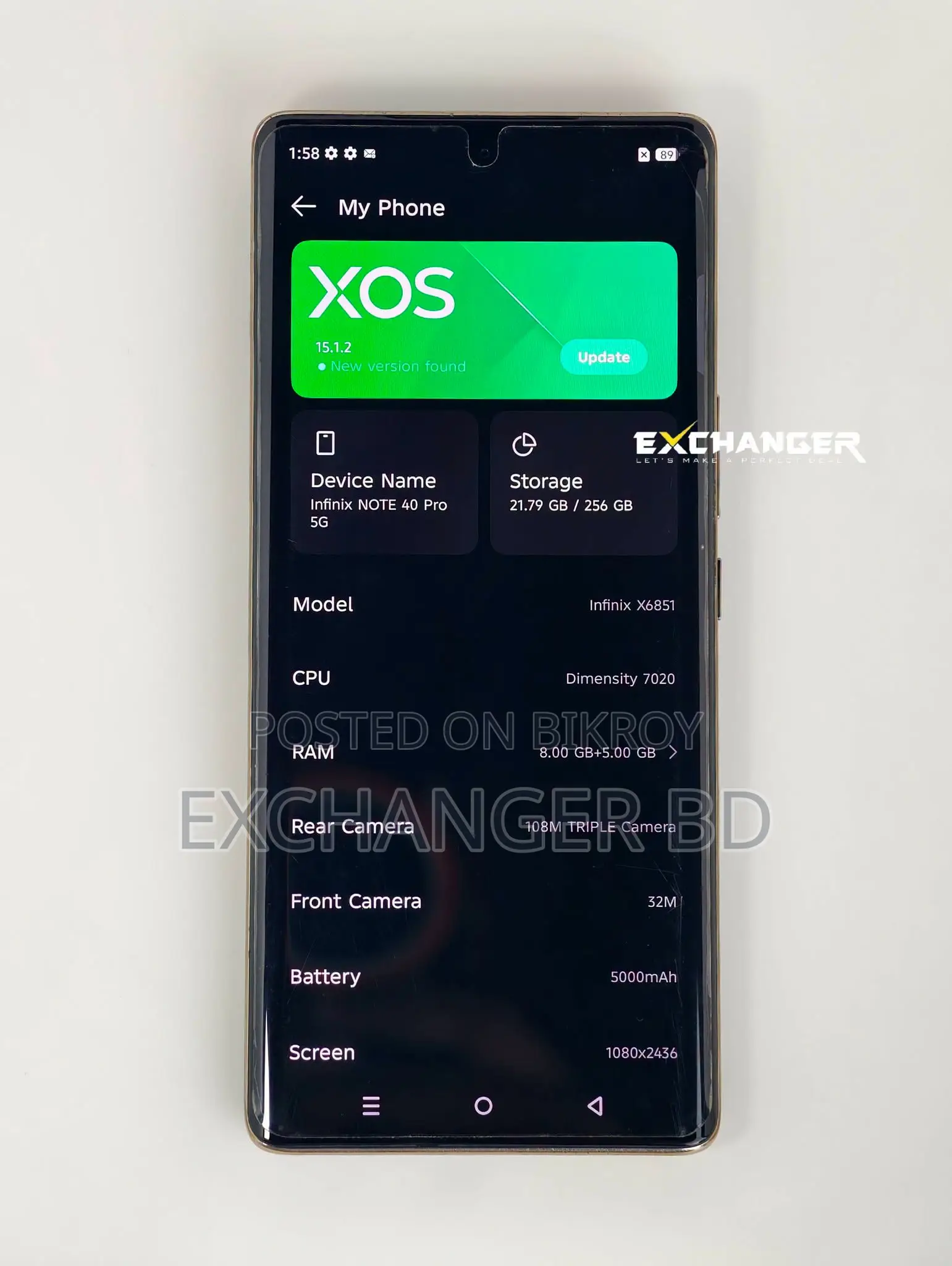 Infinix Note 40 Pro 256 GB Green