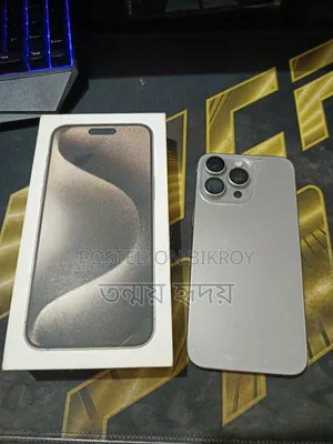 অ্যাপল আইফোন ১৫ প্রো ম্যাক্স ২৫৬ জিবি সিলভার