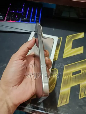অ্যাপল আইফোন ১৫ প্রো ম্যাক্স ২৫৬ জিবি সিলভার