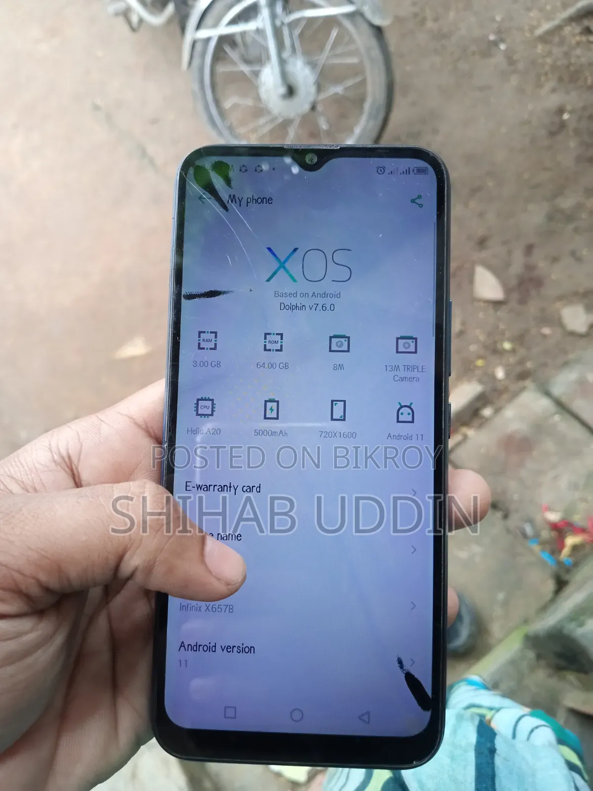 Infinix Smart 5 (X657) 64 GB Blue