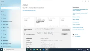 Lenovo 8GB Intel Core i3 128GB SSD Laptop