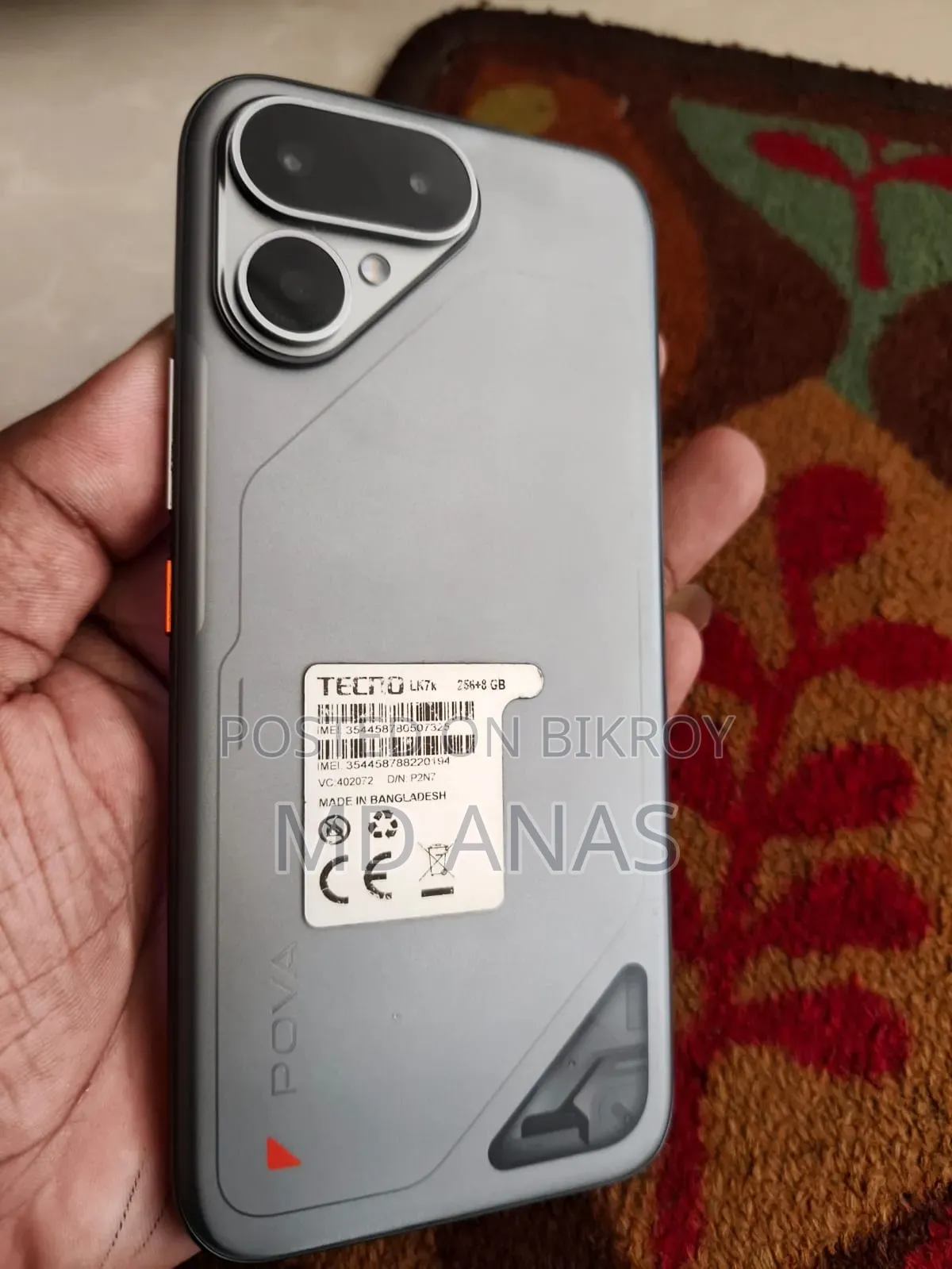 Tecno Pova Curve 2 256 GB Black