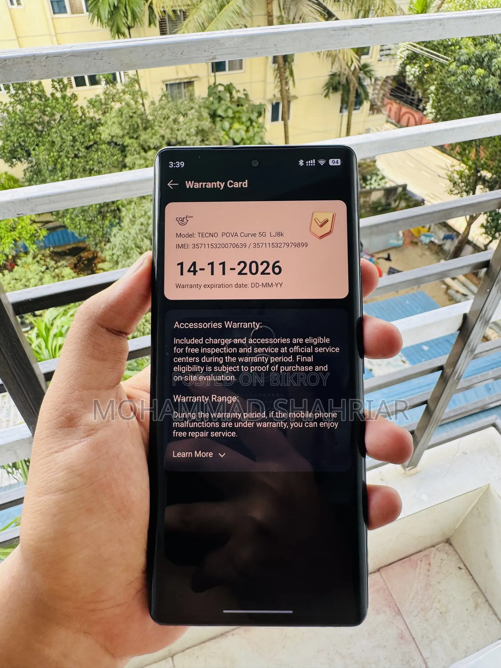 Tecno Pova Curve 256 GB Black