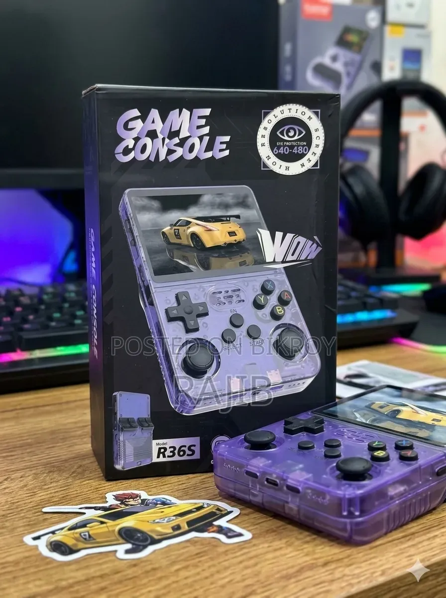 R36s All-in-One Handheld Gaming Console