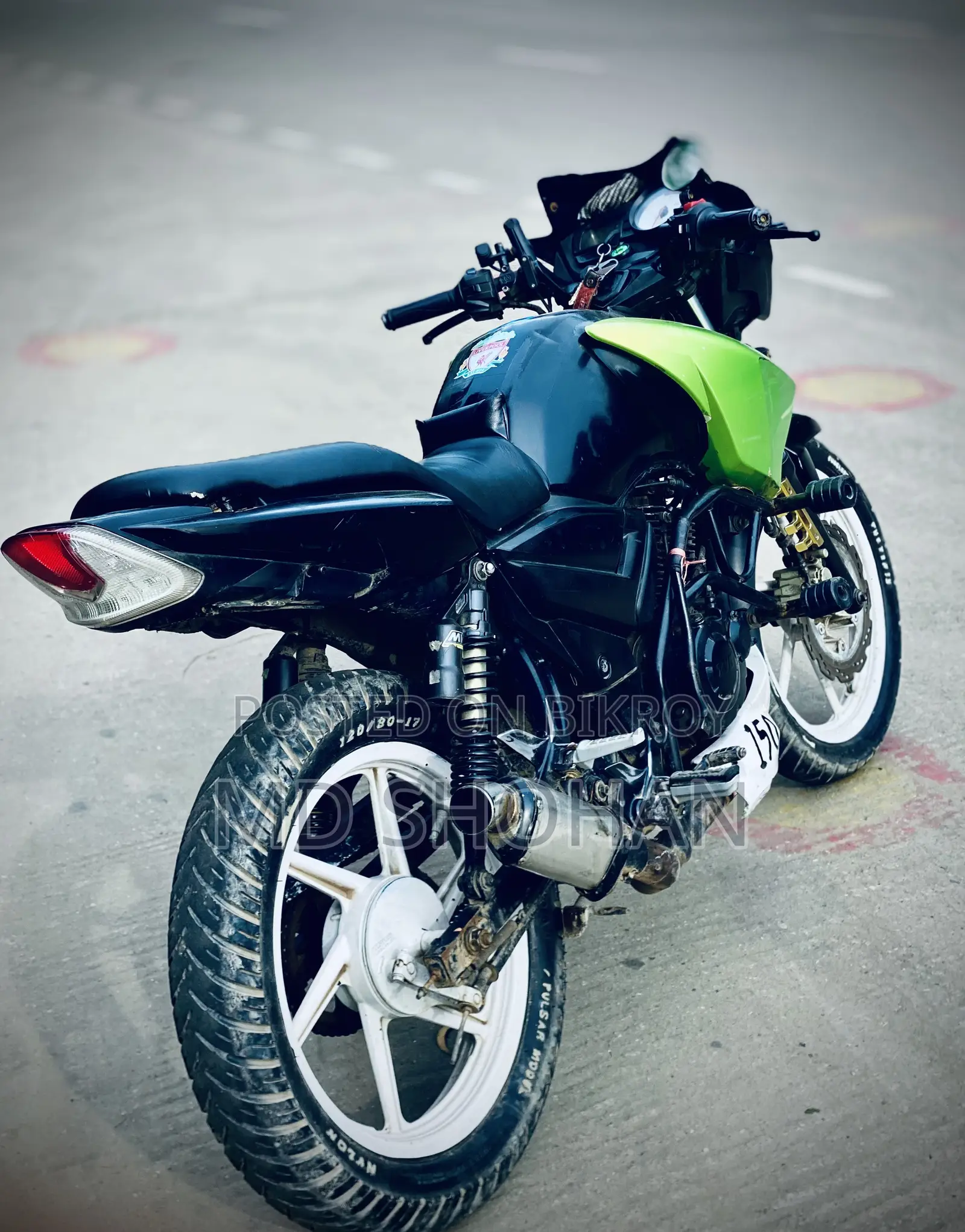 TVS Apache RTR 160 2V 2015 Blue