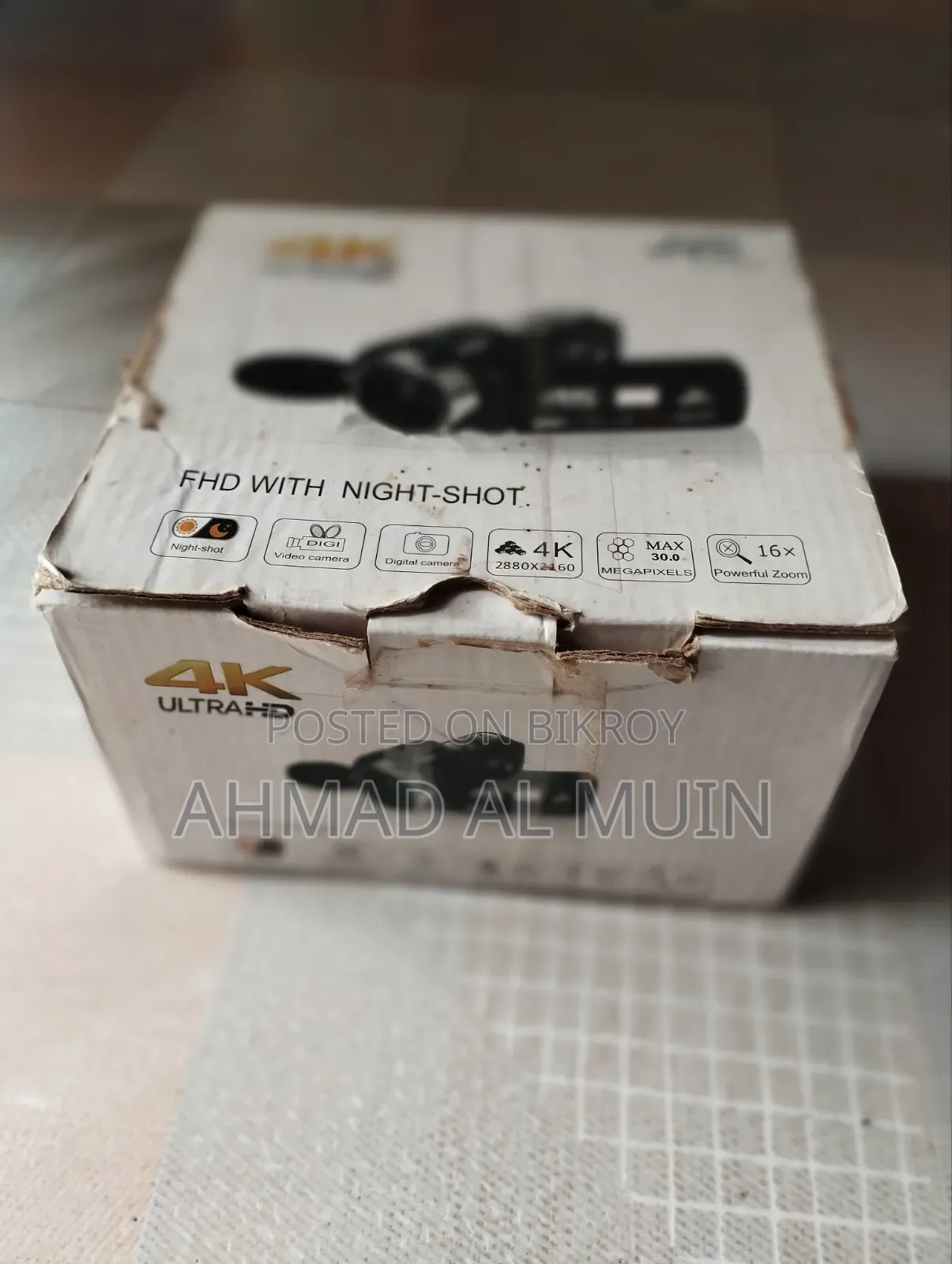 4K Ultra HD Digital Video Camera for Sale