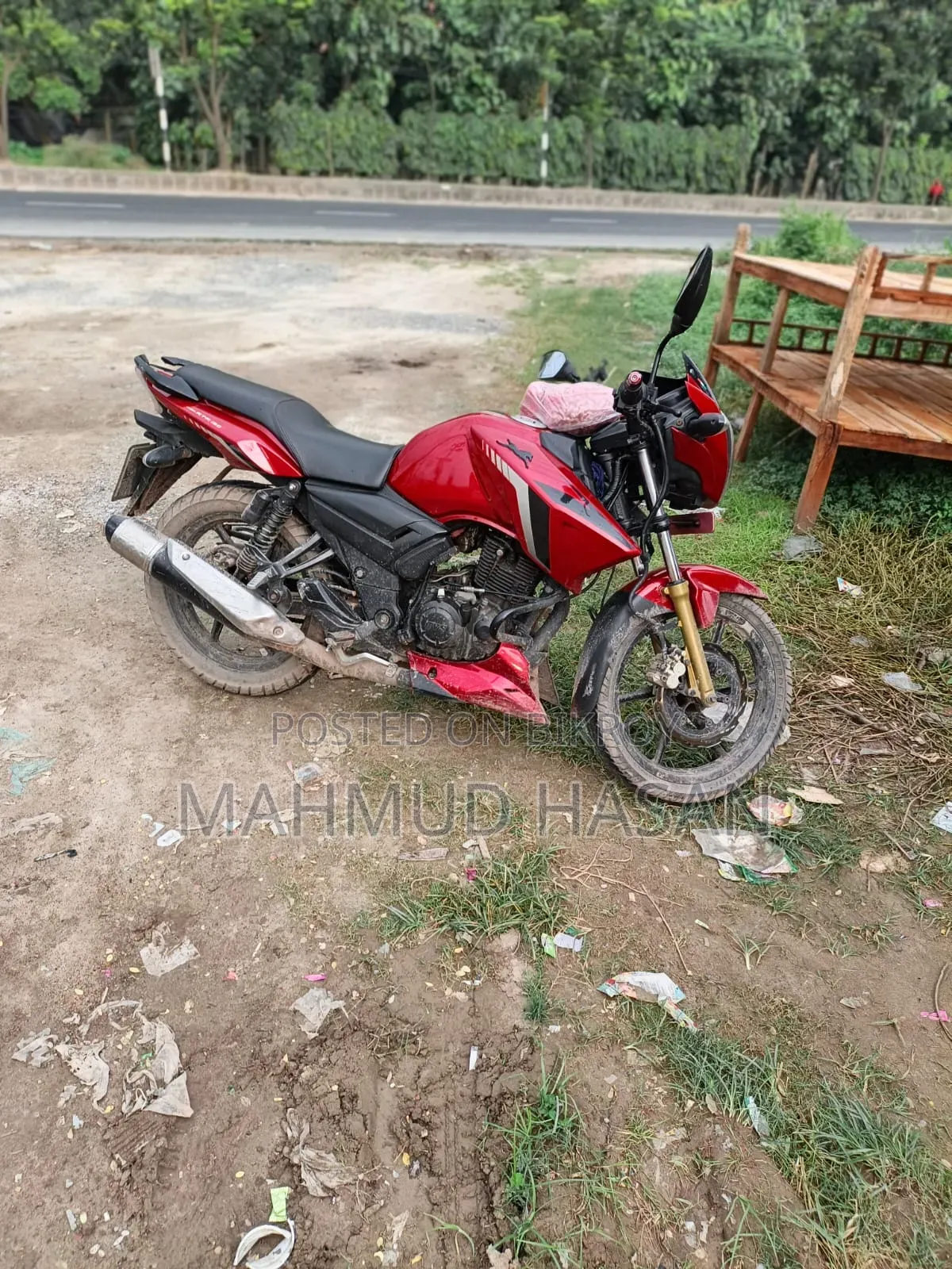 TVS Apache RTR 160 2V 2018 Red