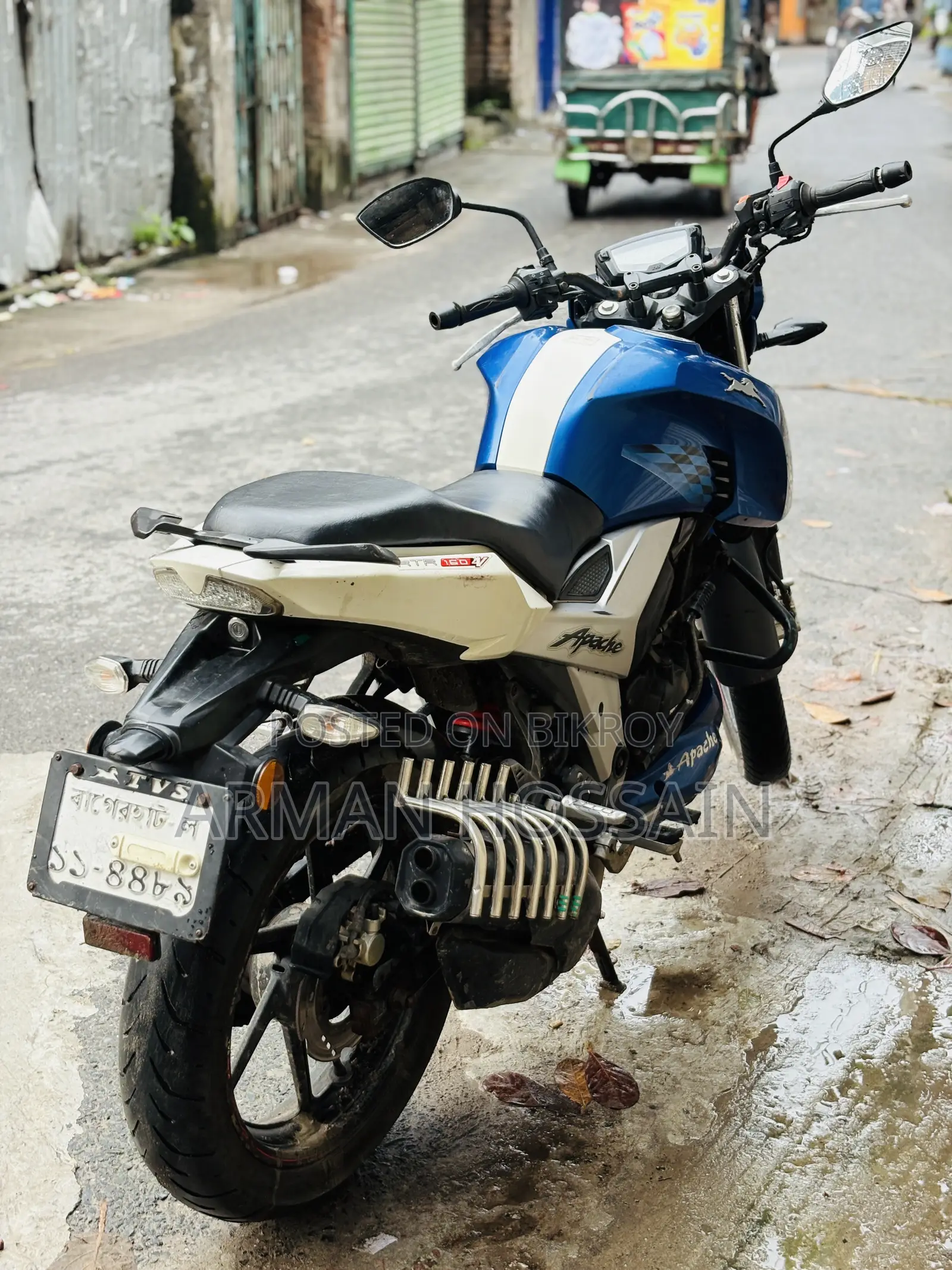 TVS Apache 160 4V 2019 Blue