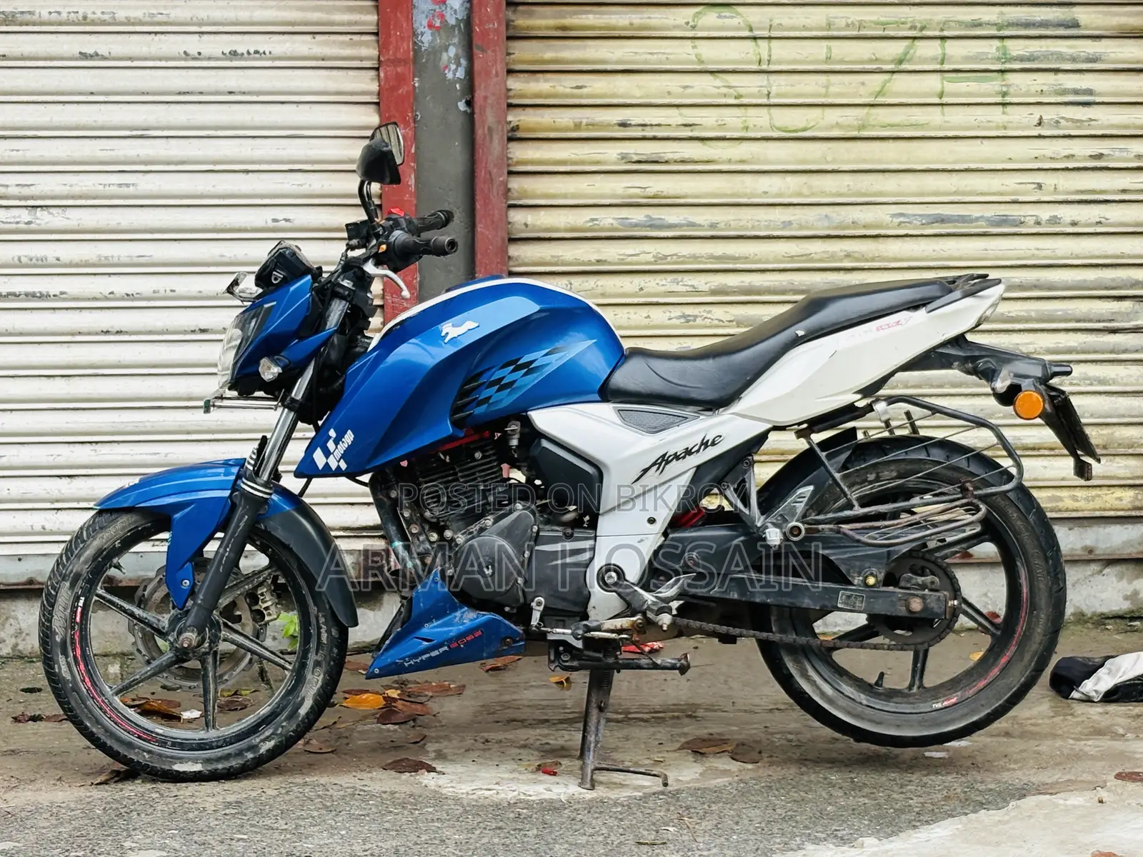 TVS Apache 160 4V 2019 Blue