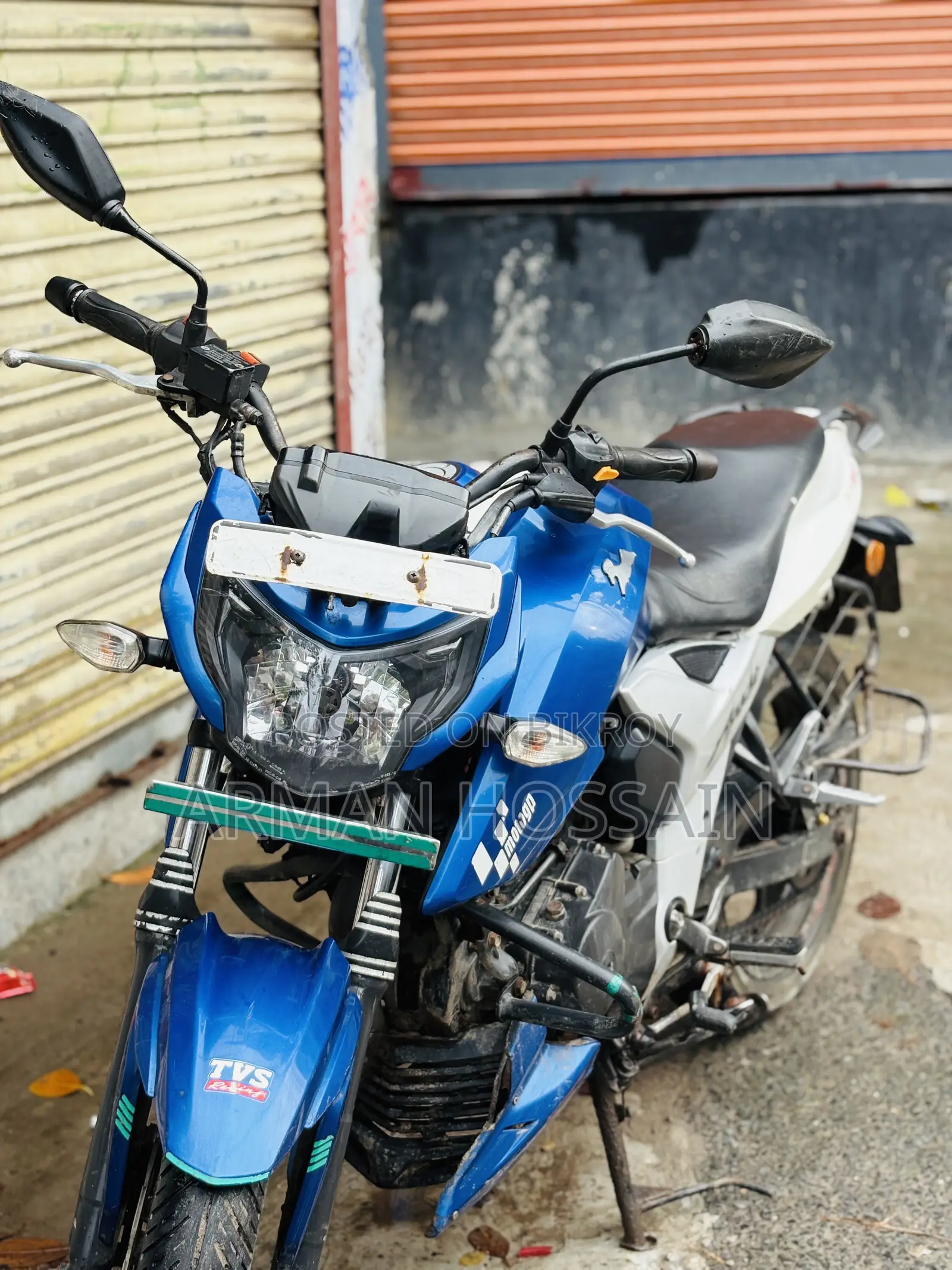 TVS Apache 160 4V 2019 Blue