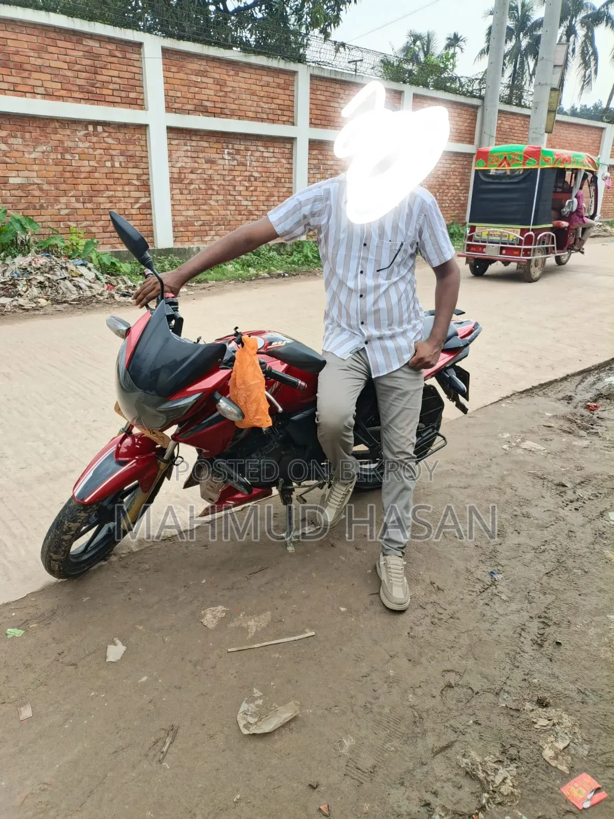 TVS Apache RTR 160 2V 2018 Red