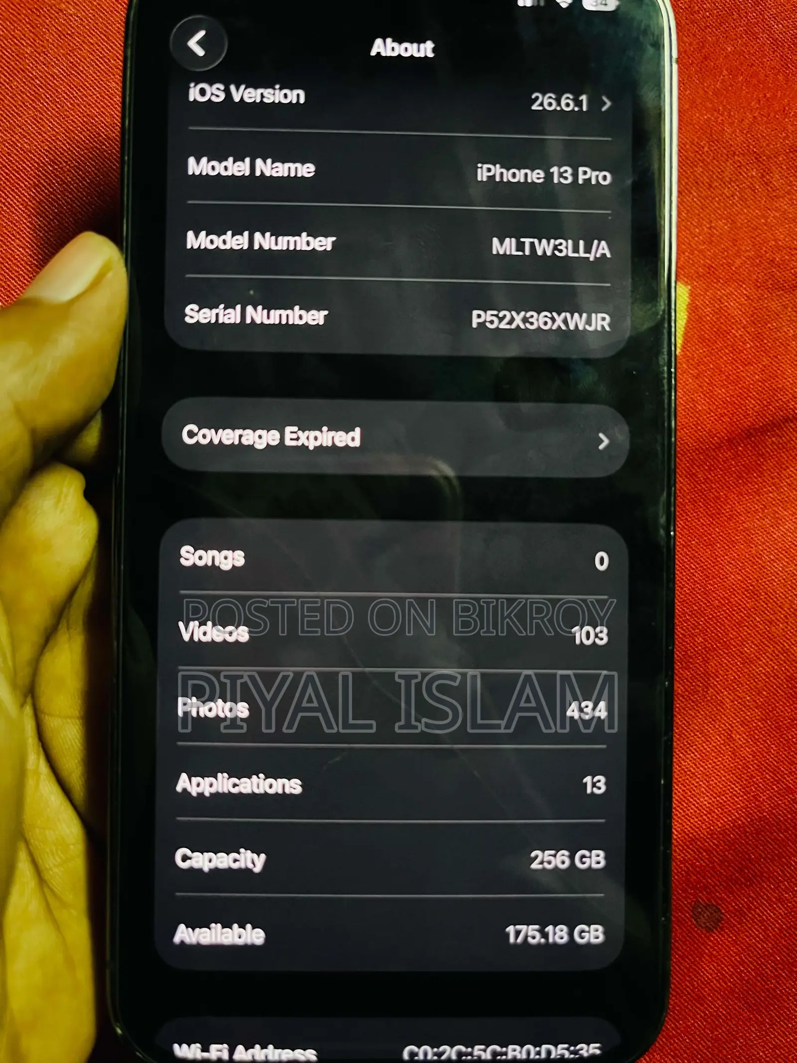 Apple iPhone 13 Pro 256 GB Black