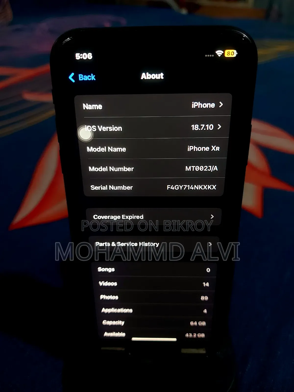 Apple iPhone XR 64 GB Black