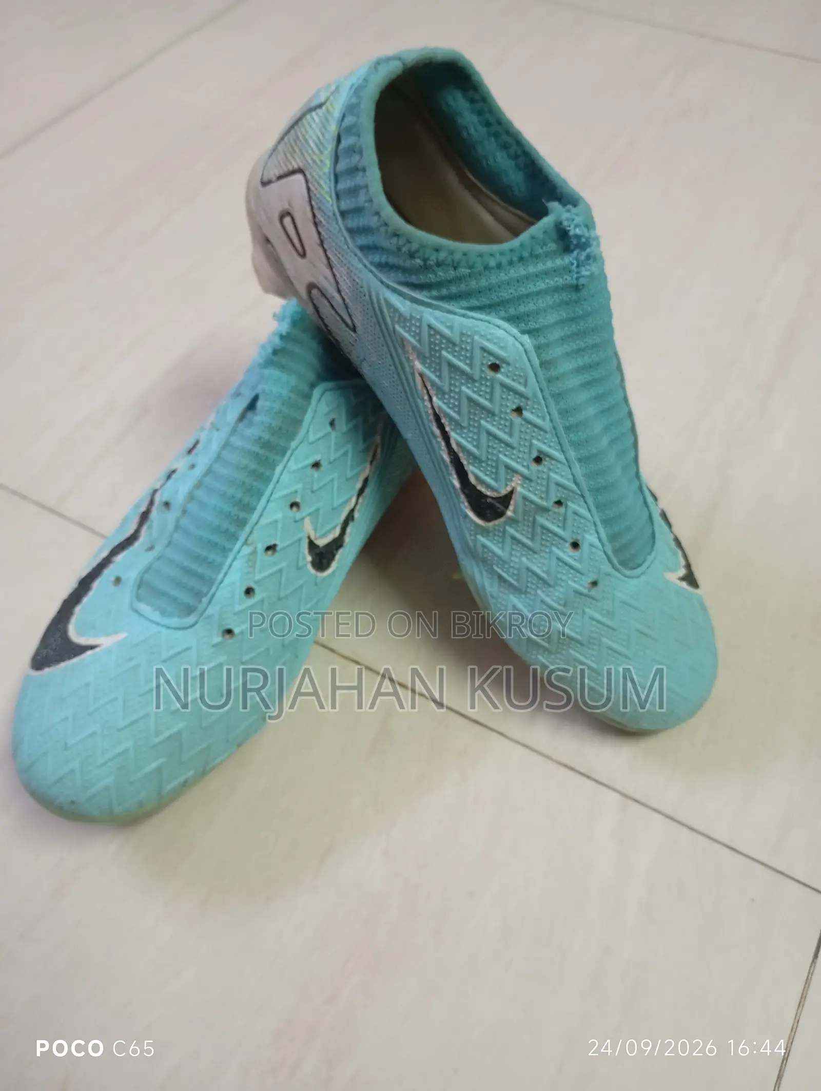 Nike Air Zoom Used Football Boots Size 39.Laces Available in Any Color