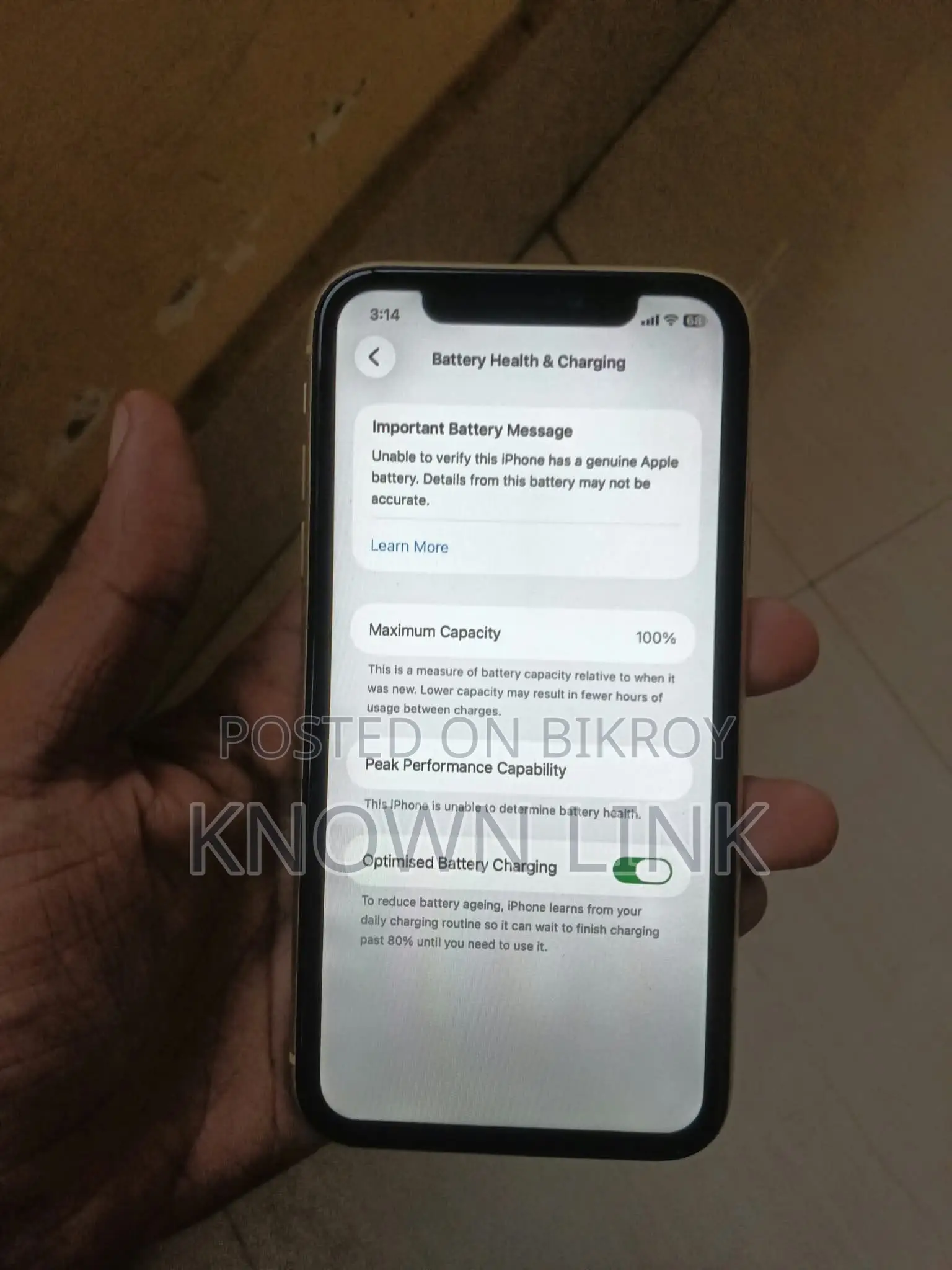 Apple iPhone 11 64 GB Yellow