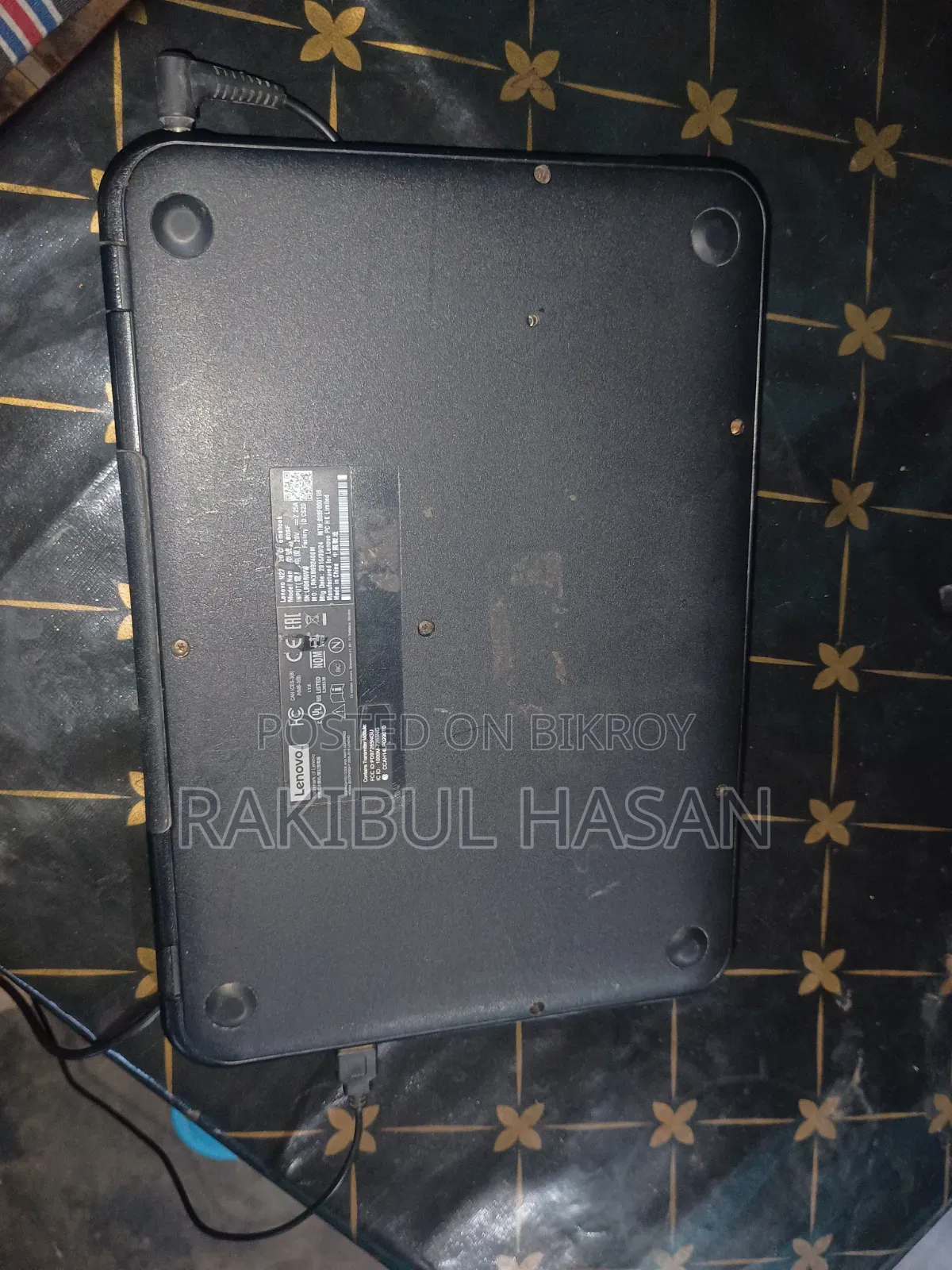 ল্যাপটপ লেনোভো এন২২ ক্রোমবুক ৪জিবি ইন্টেল সেলেরন ইএমএমসি ১৬ জিবি