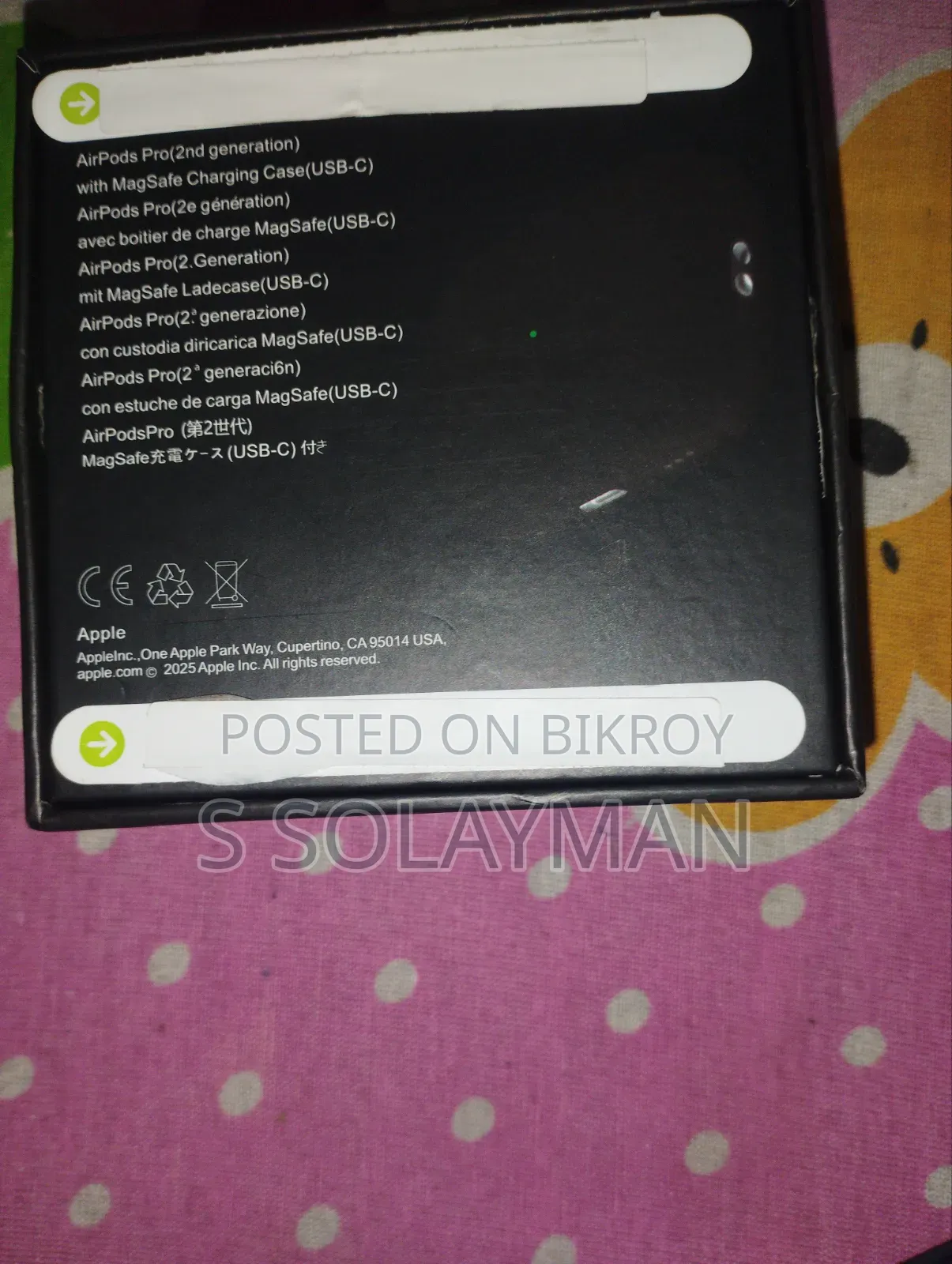 Used for two days. Will be sold at a very limited price