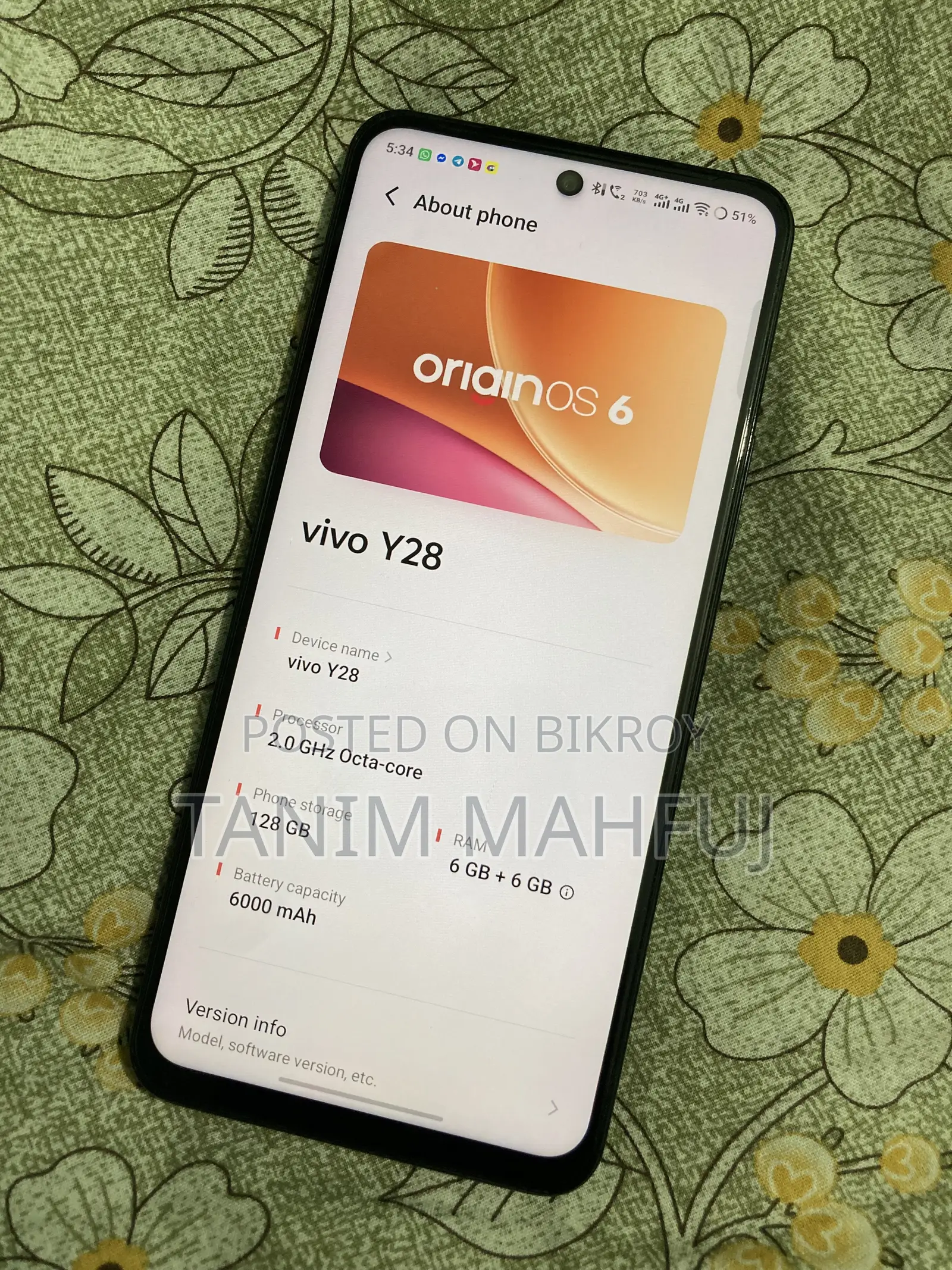 Vivo Y28 128 GB Green