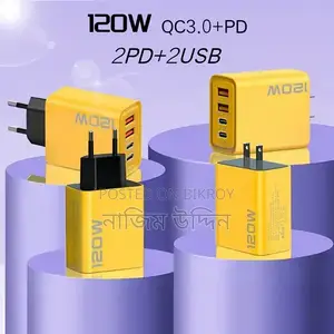 5 in 1 Mobile Adapter Charger 4 Ports (2 USB + 2 PD)