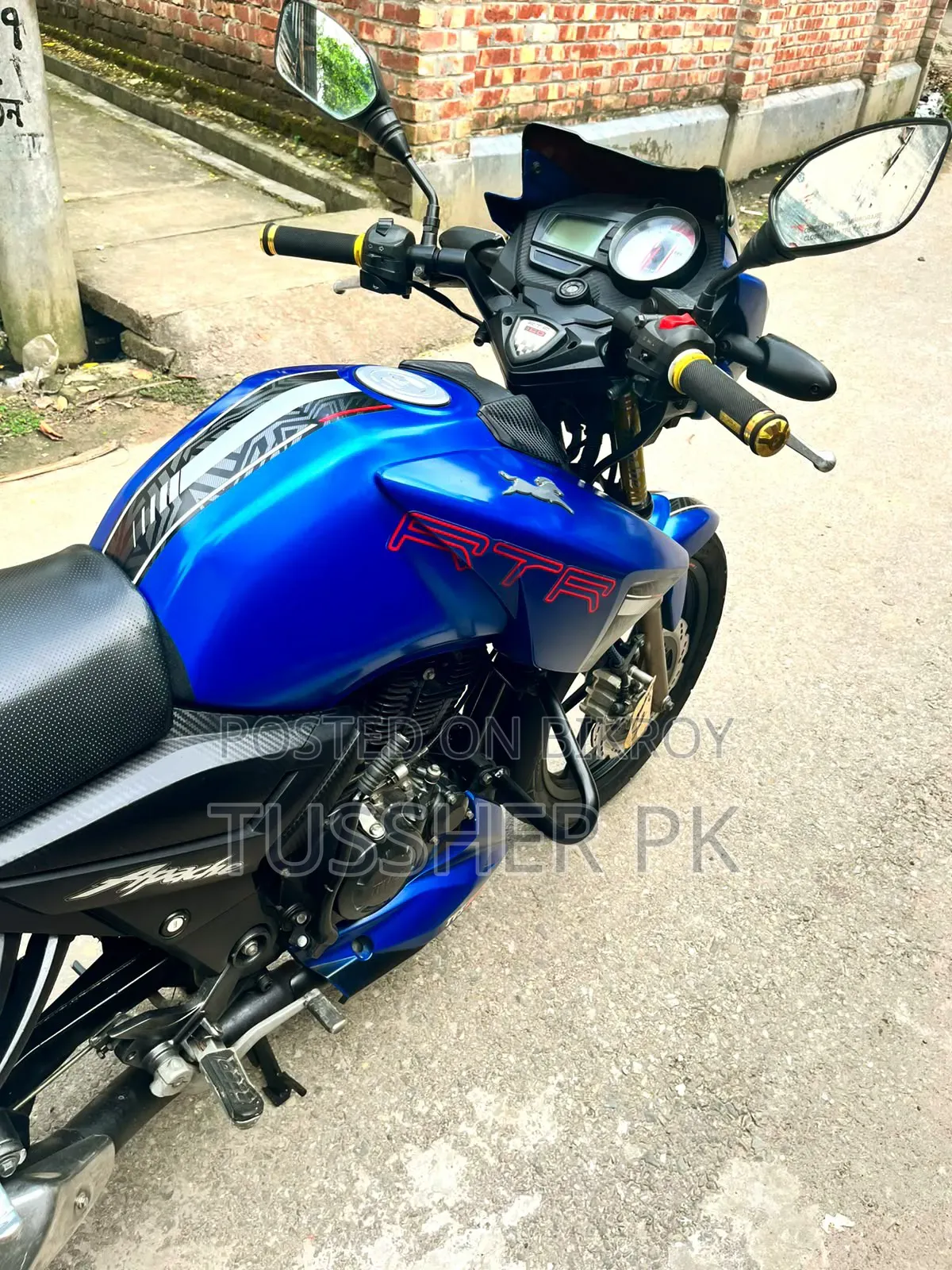 TVS Apache RTR 160 2V 2020 Blue