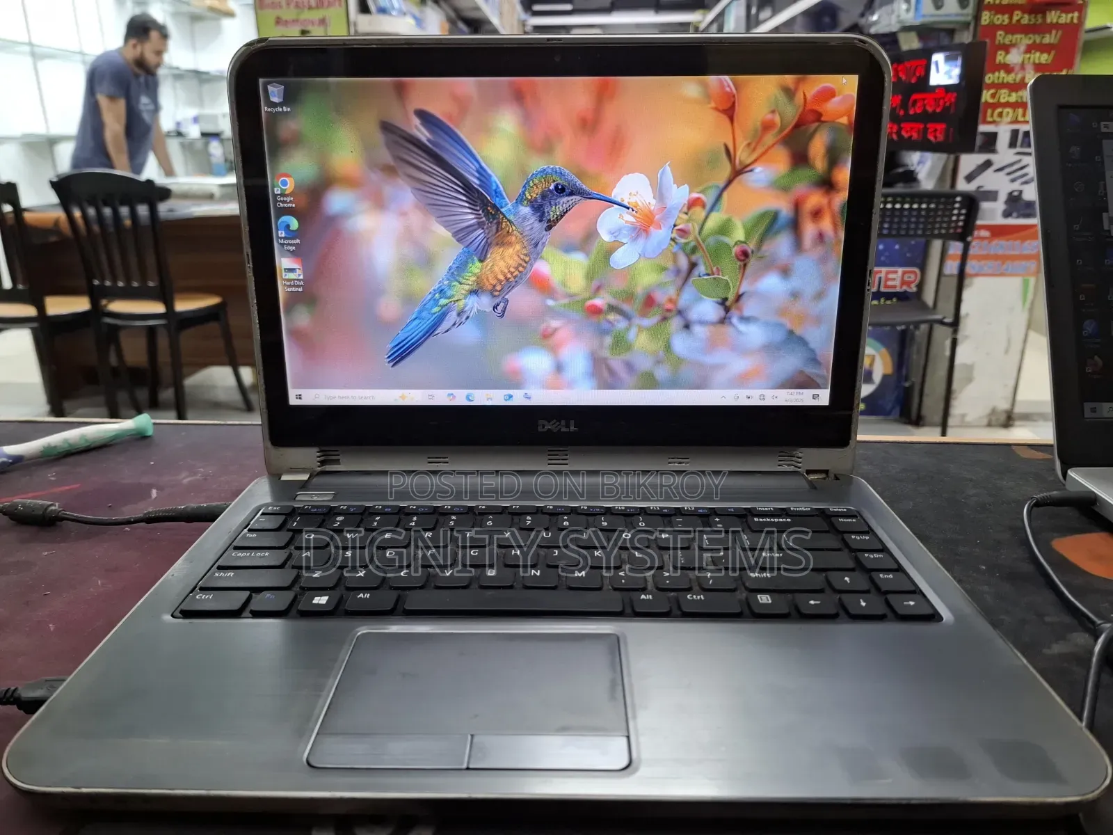 Laptop Dell 8GB Intel Core i7 SSD 128GB