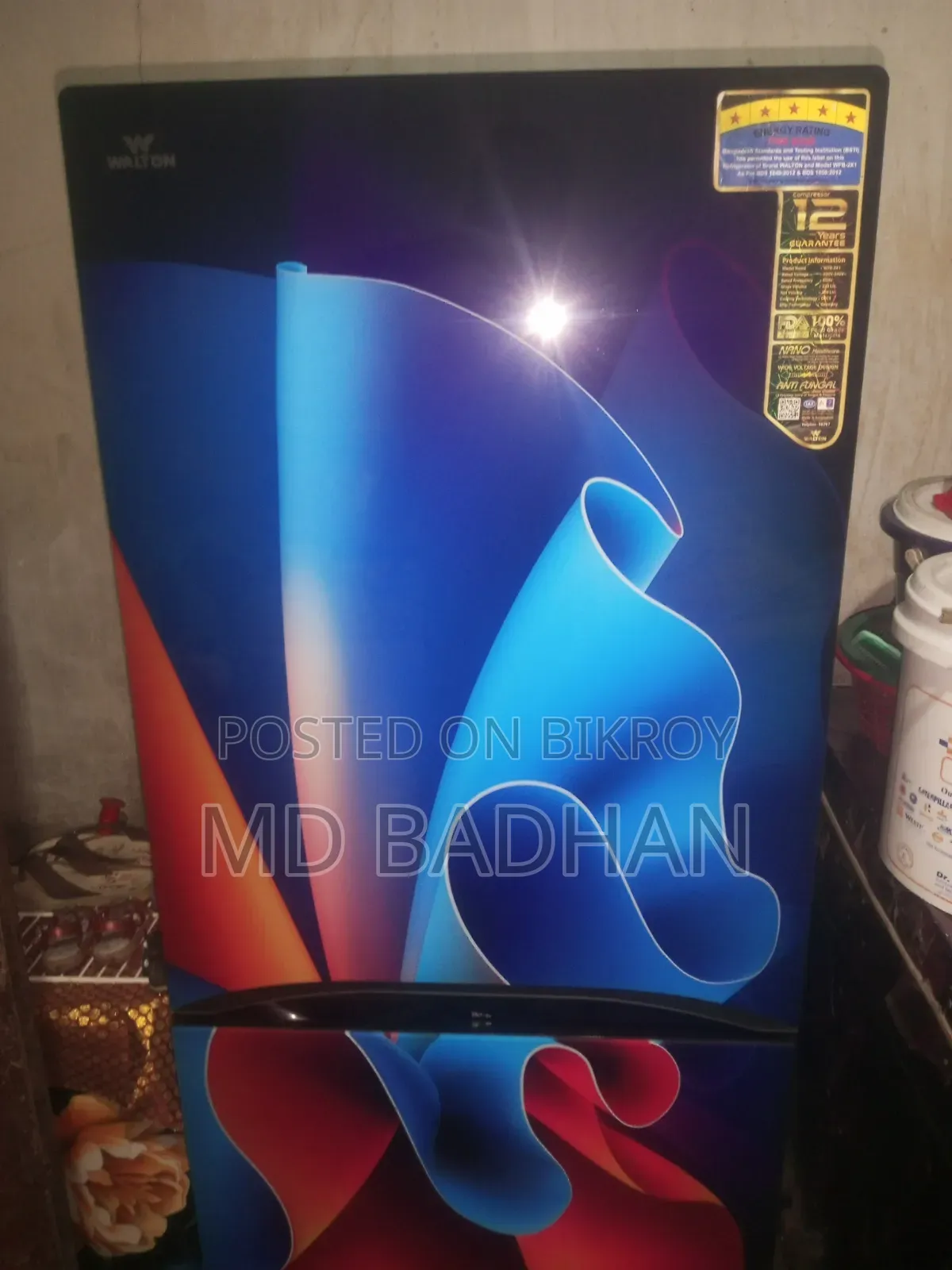Walton 8 CFT Full Fresh Condition Fridge