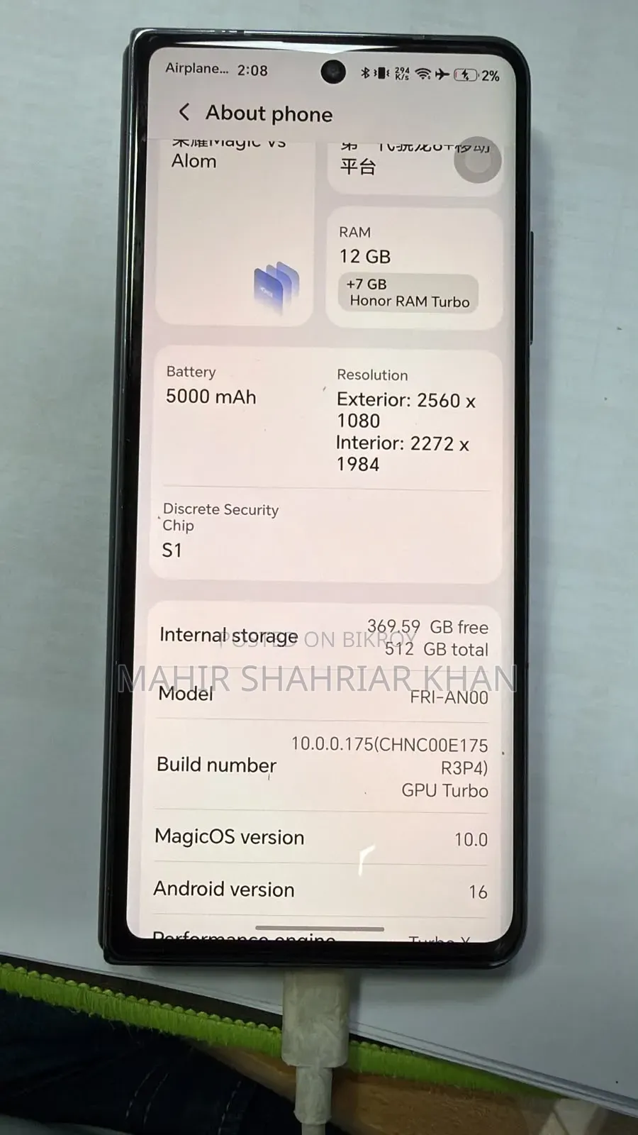 Honor Magic V2 512 GB Black