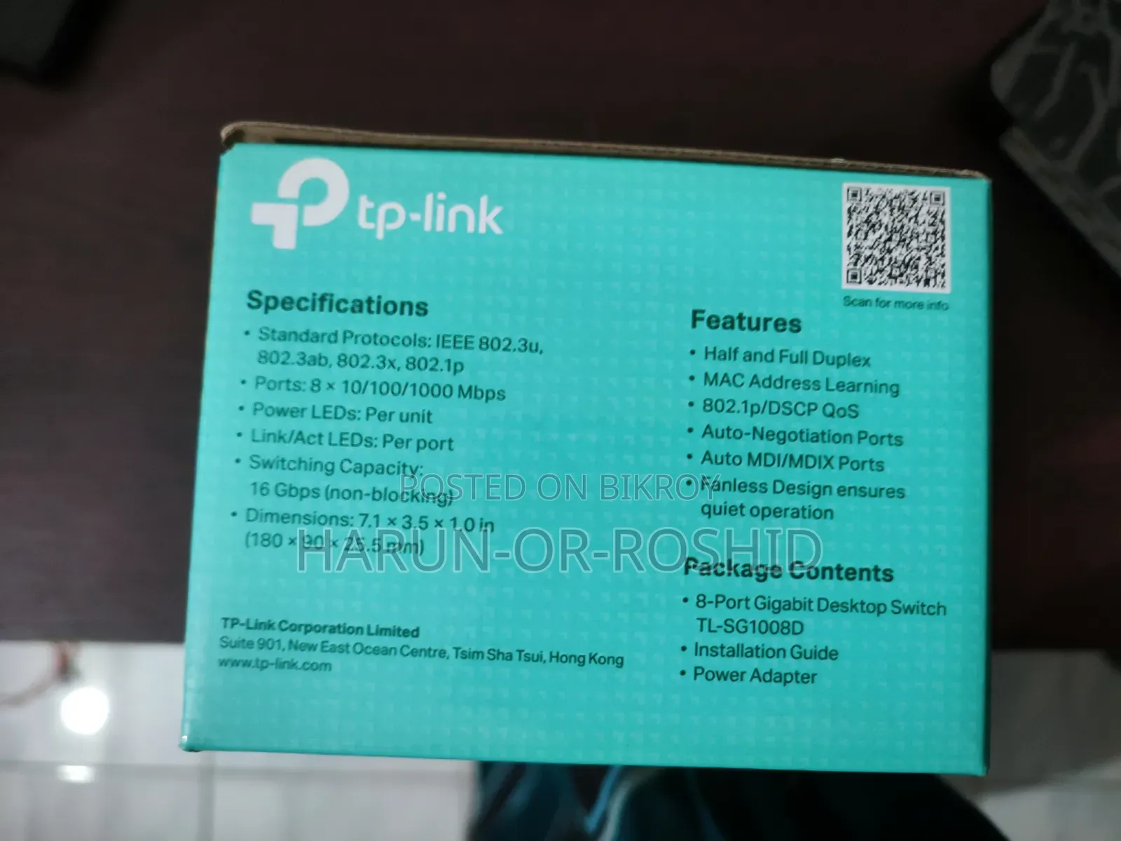 TP-Link TL-SG1008D 8-Port Gigabit Desktop Switch