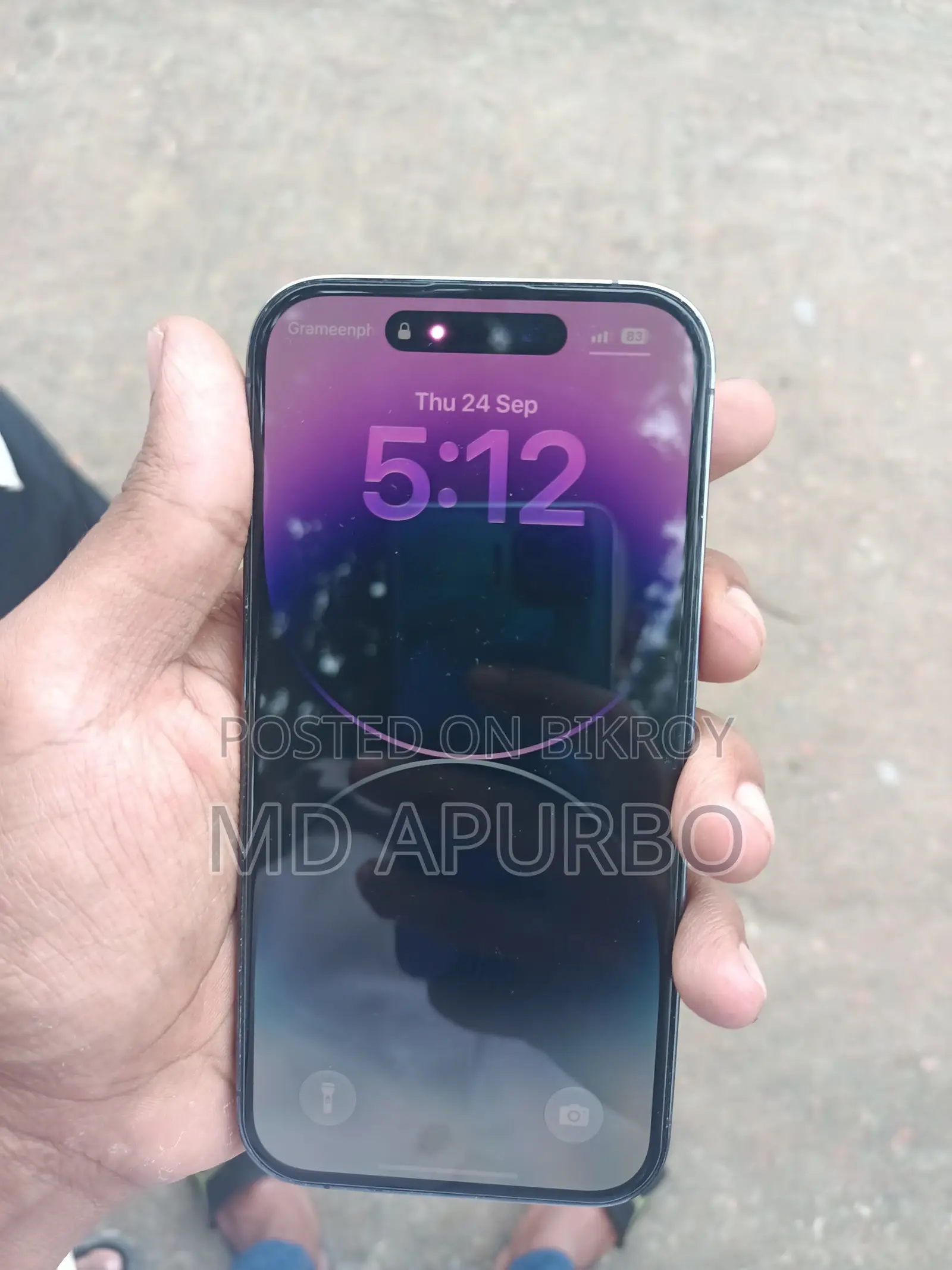 অ্যাপল আইফোন ১৪ প্রো ১২৮ জিবি পার্পল