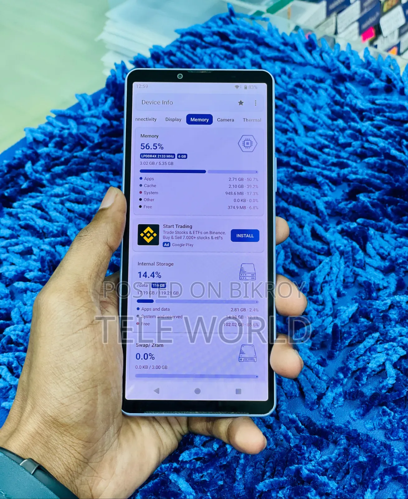 Sony Xperia 10 V 128 GB Blue