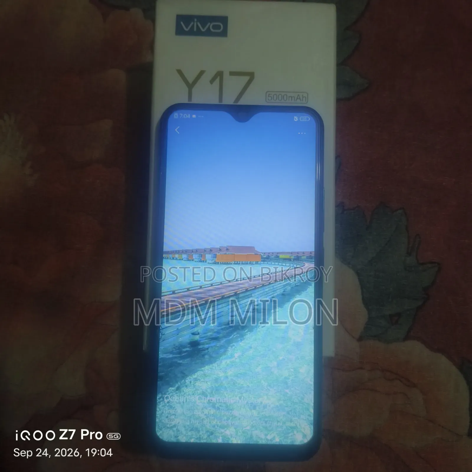 Vivo Y17 256 GB Blue