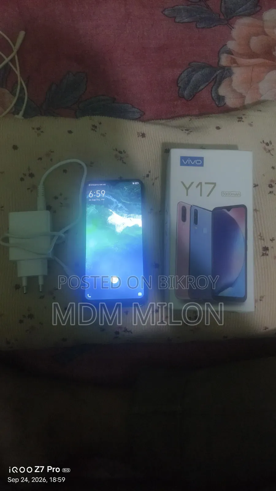 Vivo Y17 256 GB Blue