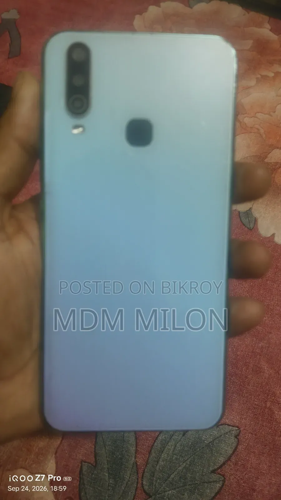 Vivo Y17 256 GB Blue