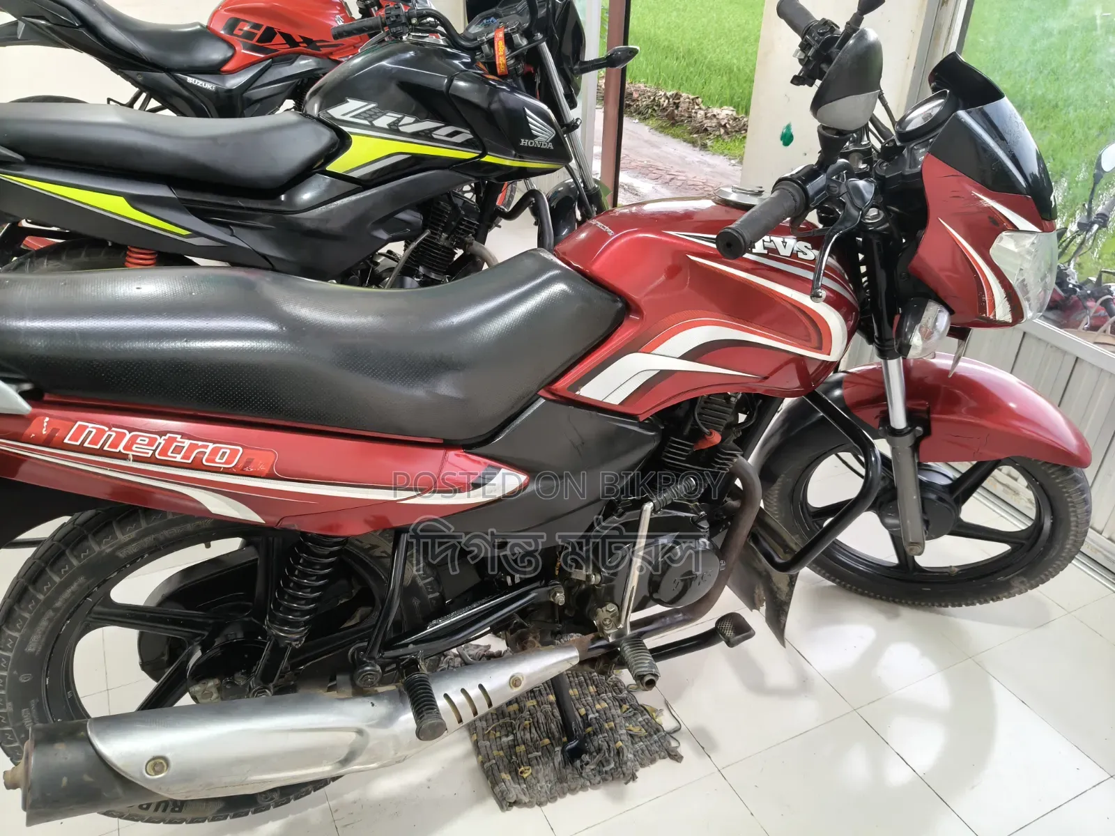 TVS Metro 2018 Red