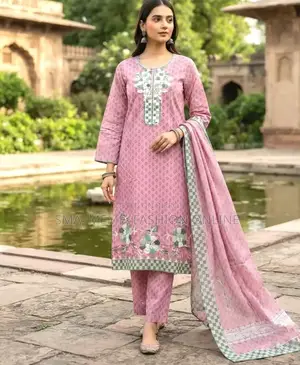 এম্ব্রয়ডারি রেডিমেড থ্রী পিস